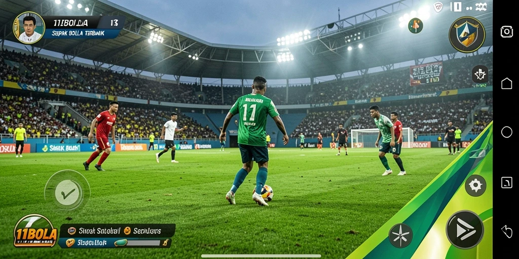 Tampilan gameplay <strong>11BOLA</strong> yang menarik dan kompetitif.