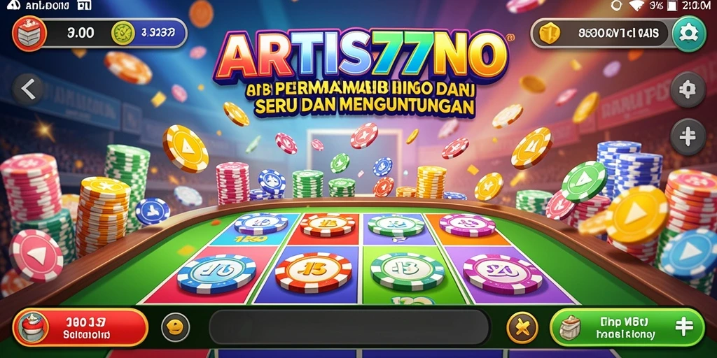 Tampilan menarik dari gameplay Bingo di ARTIS777.