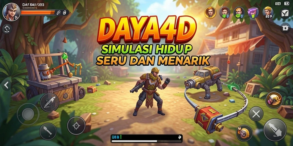 Tampilan gameplay <strong>DAYA4D</strong> yang menarik dan interaktif.