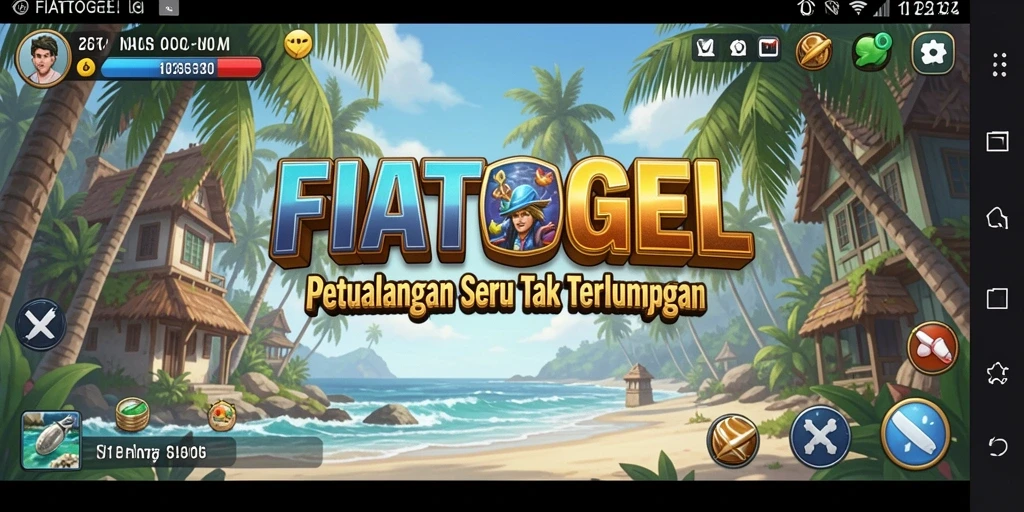 Tampilan gameplay seru dari FIATOGEL yang penuh petualangan.