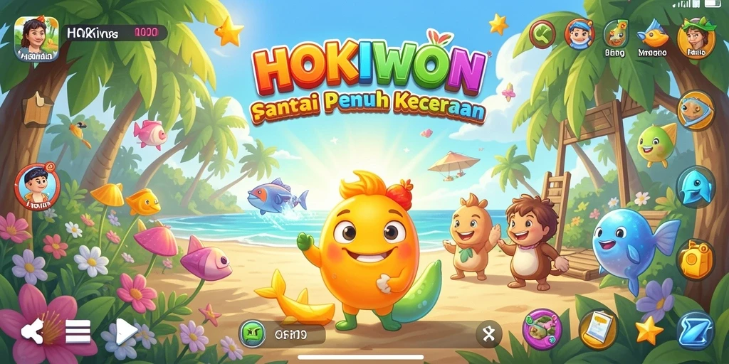 Screenshot gameplay HOKIWON menampilkan keasyikan bermain game Casual.
