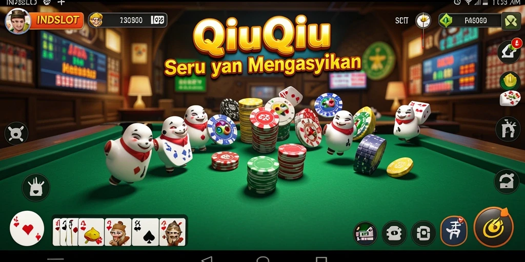 Menampilkan gameplay seru QiuQiu di INDSLOT.