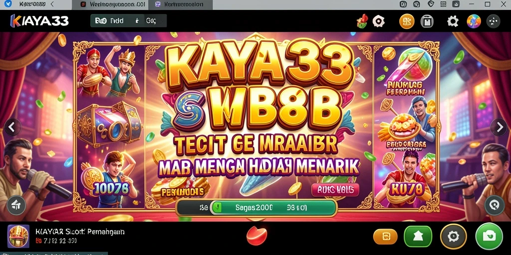 Tampilan gameplay KAYA33 dengan berbagai simbol slot menarik.