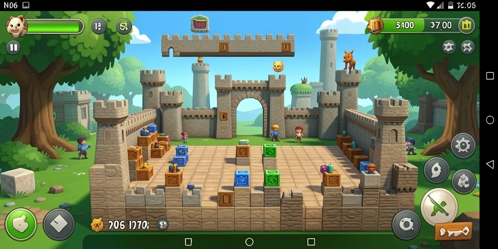Gameplay N06 menunjukkan puzzle yang menantang dan karakter interaktif.