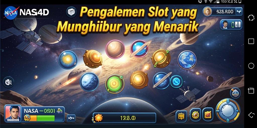 Screenshot gameplay menunjukkan keseruan permainan Slot di NASA4D.