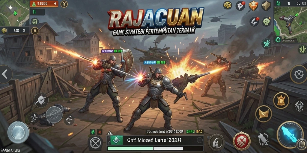 Tampilan gameplay seru dan penuh strategi dalam RAJACUAN.