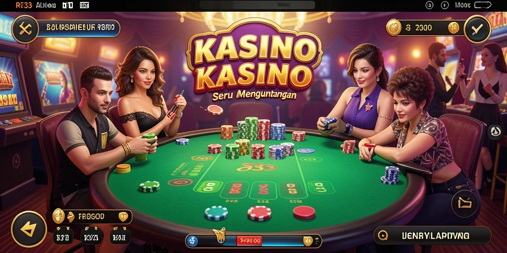 Tampilan gameplay menarik dari RR33 di dunia Kasino.
