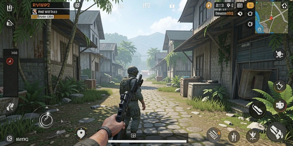 Tampilan gameplay menarik dari RVIP2 yang menampilkan interaksi karakter.