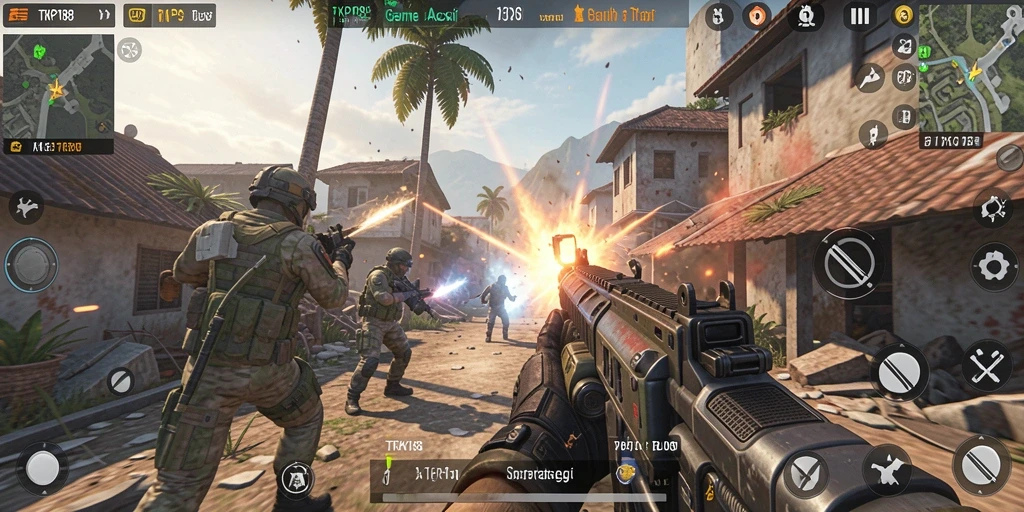 Screenshot gameplay TKP188 menampilkan aksi seru dan grafis menakjubkan.