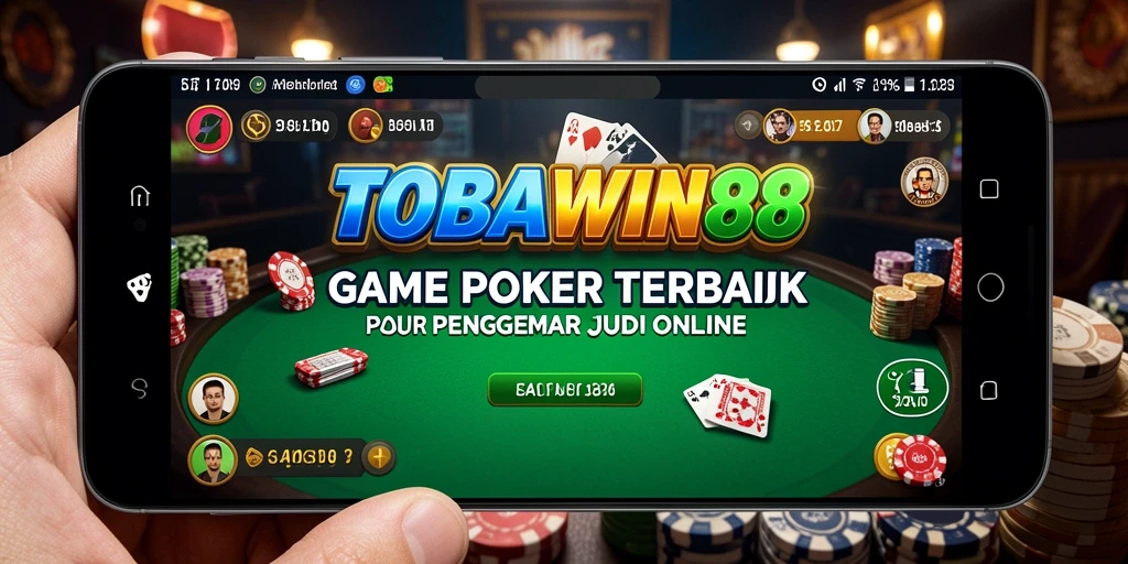Gameplay menarik dari TOBAWIN88 dalam judi poker.